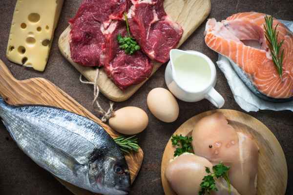 อาหารที่มีกรดอะมิโน อาหารจำพวกโปรตีนจากเนื้อสัตว์